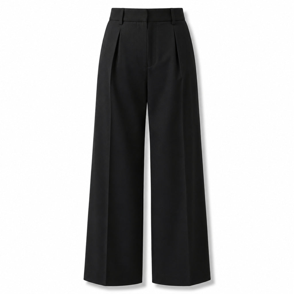 Pantalon Invalides – Pantalon tailleur ample à taille haute