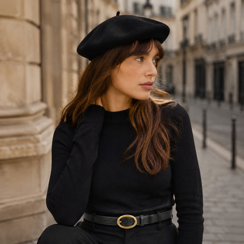 Béret Marais – Béret français en laine à volume maîtrisé