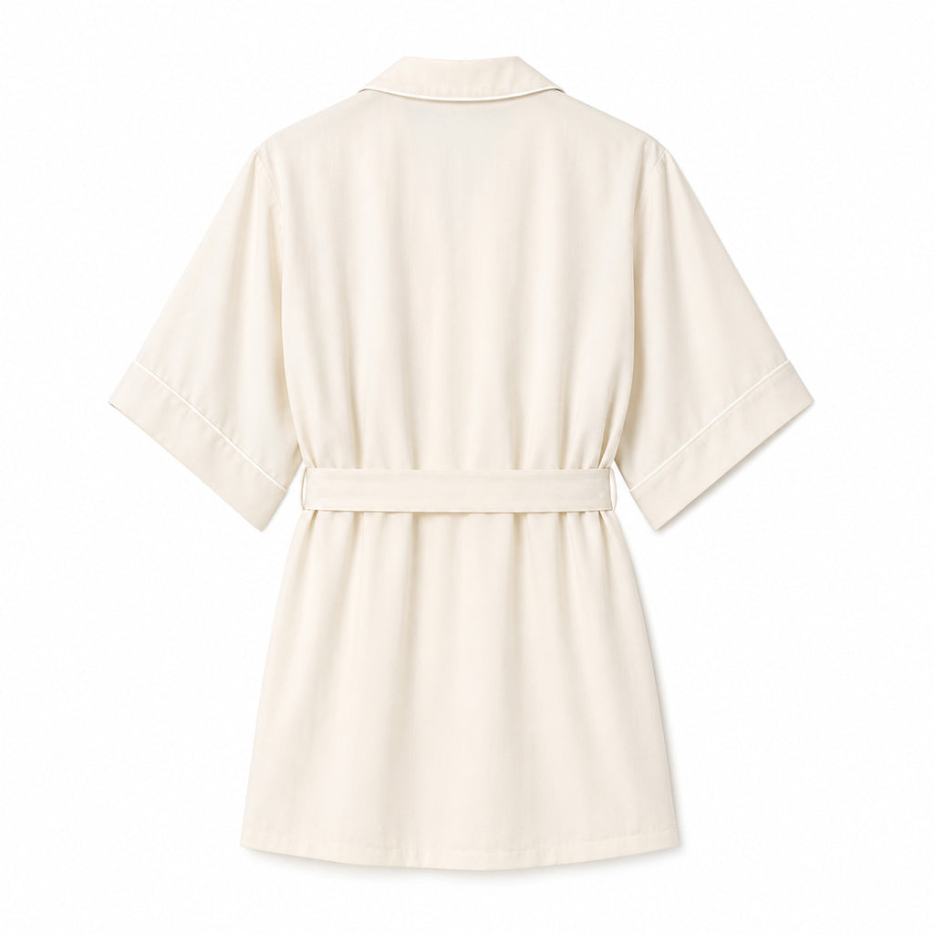 Robe de Chambre Lumière – Peignoir long léger à ceinture
