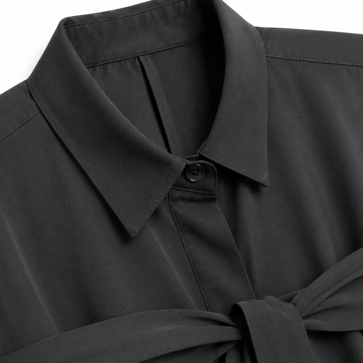 Robe Solférino – Robe midi structurée à taille dessinée