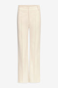 Denim ecru straight pants